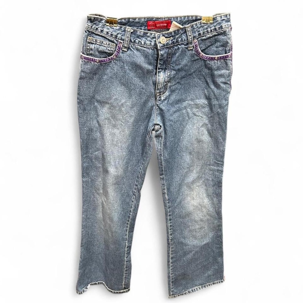 JUNIORS Y2K MCBLING FLARED PANTS‎ BY ARIZONA SIZE 14
